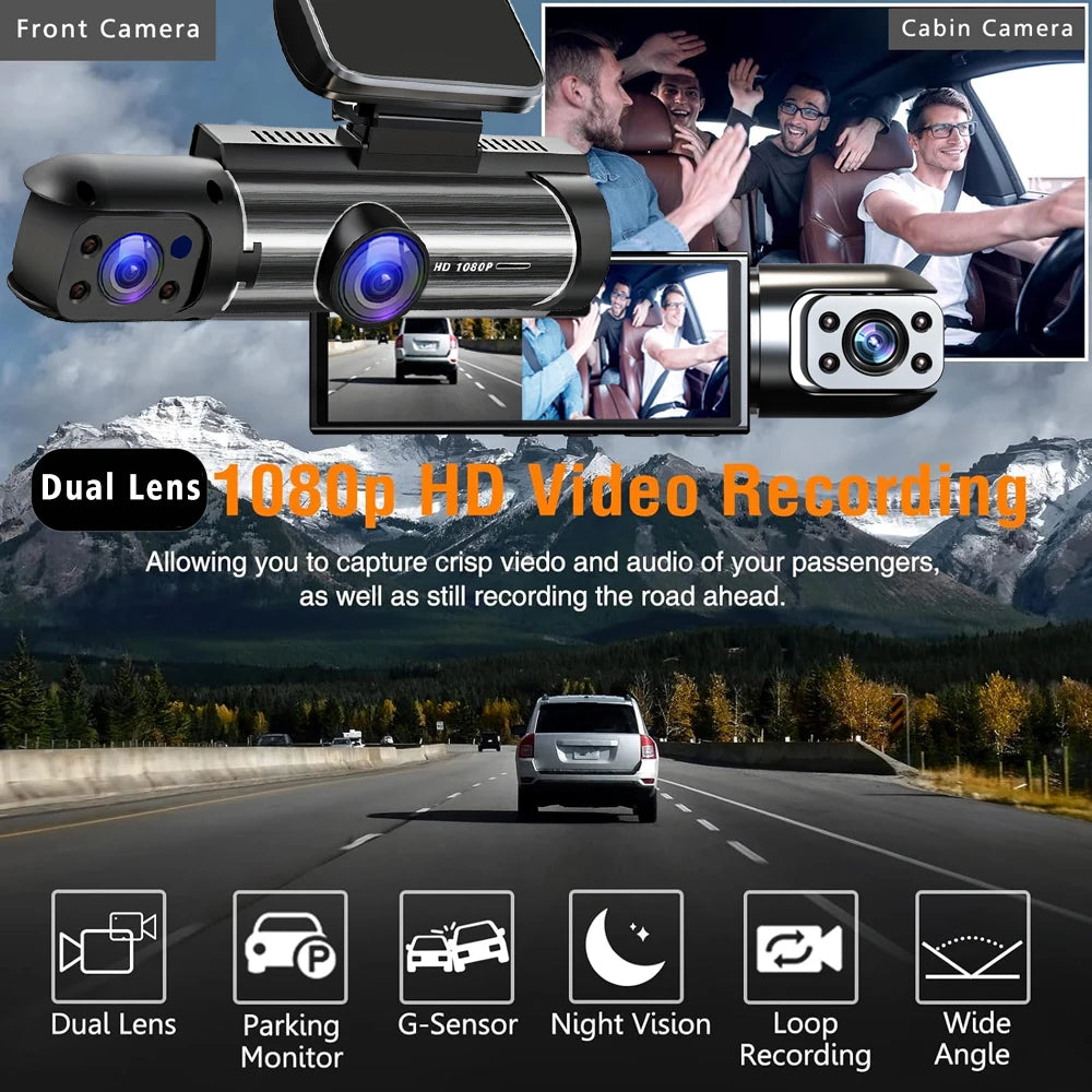 Dual Lens 1080P Dash Camera