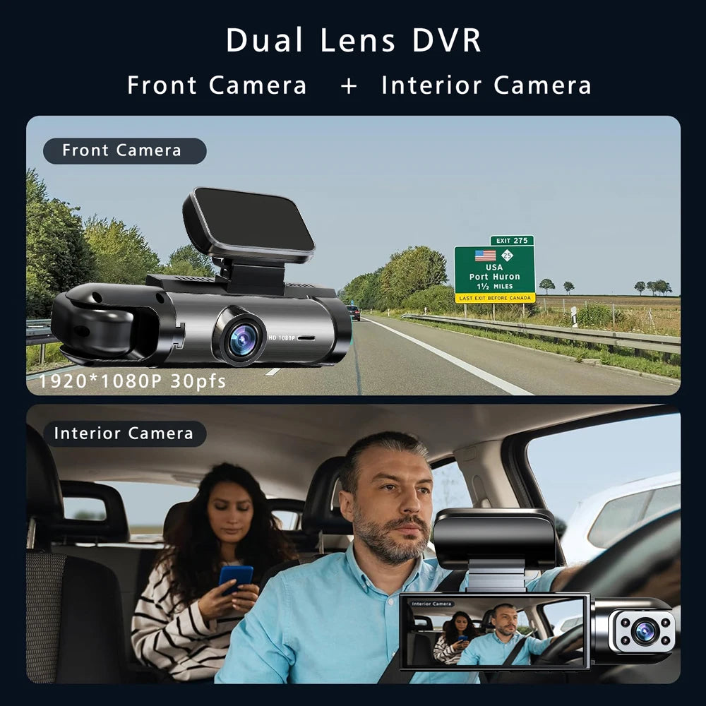 Dual Lens 1080P Dash Camera