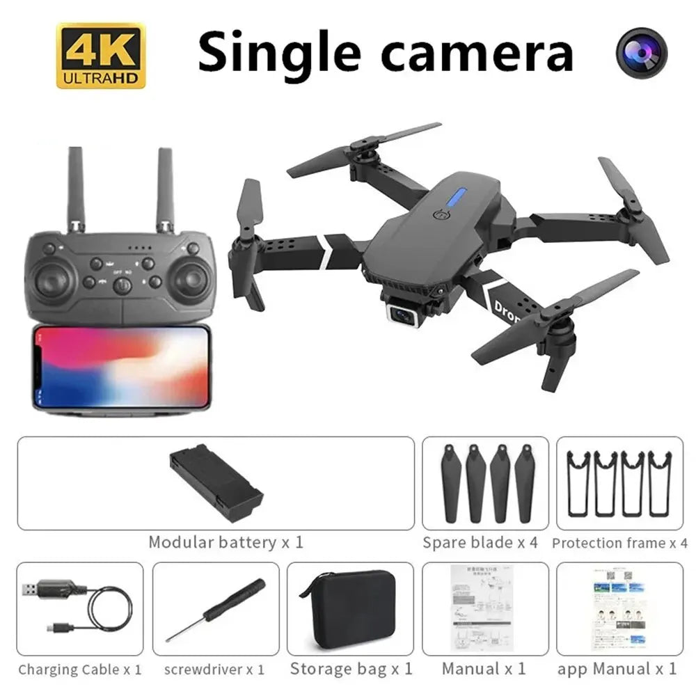 4K Wide-Angle HD 1080P Camera Drone