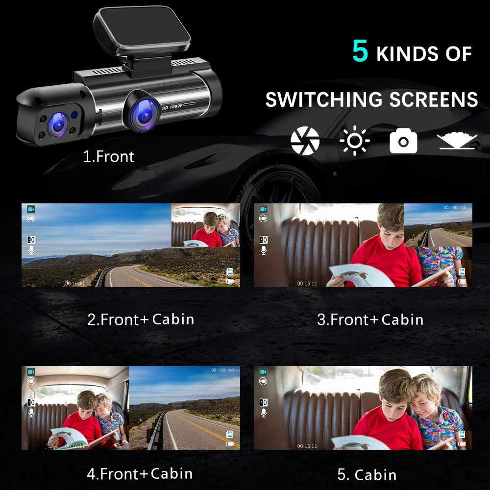 Dual Lens 1080P Dash Camera